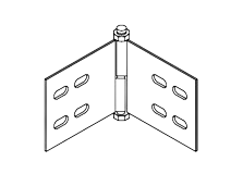horizontal adjustable splice splate