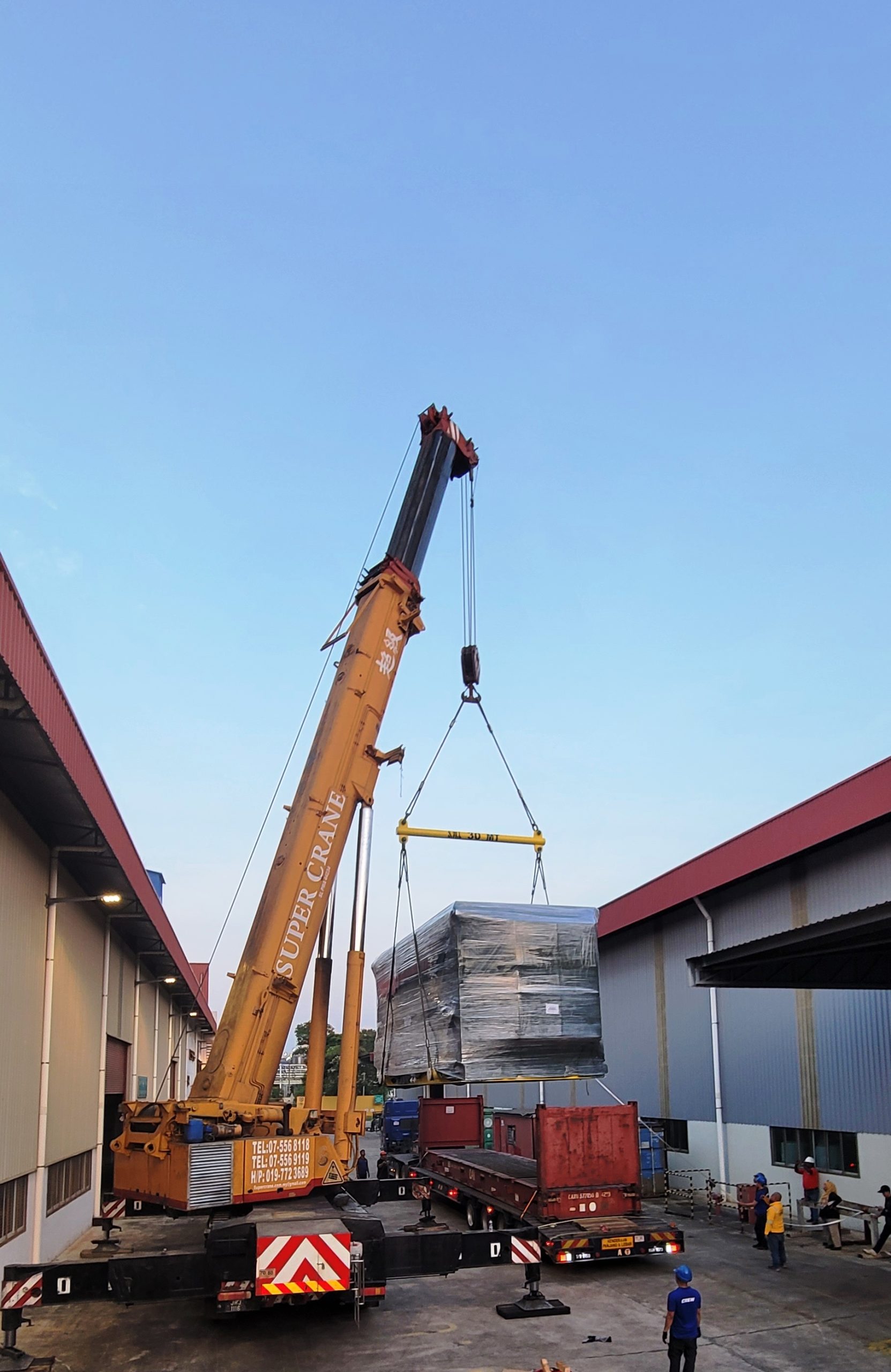 Genset shipping